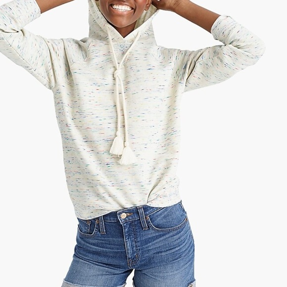 J. Crew Tops - J. Crew Garment Dyed Tassel Hoodie XL =16 (14W)